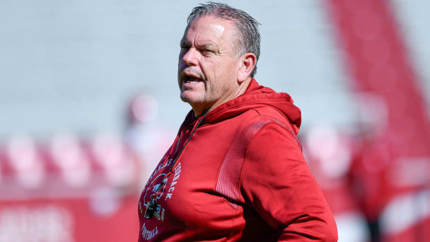 Sam Pittman-Spring Practice